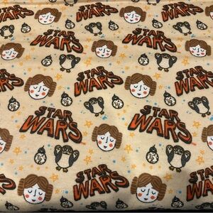 NEW Star Wars Princess Leia BB-8 Porg Family Fabric BOLT 42" x 5.66 Yards